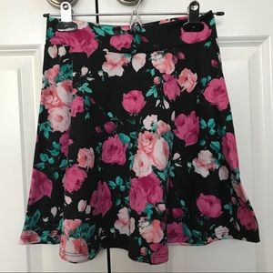 Charlotte Russe Floral Skirt